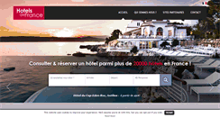 Desktop Screenshot of hotel-france.com